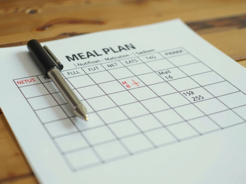 Plan nutritionnel annoté